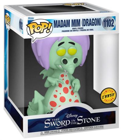 Figurine Funko Pop Merlin l'Enchanteur #1102 Madame Mim Dragon [Chase] - 15 cm