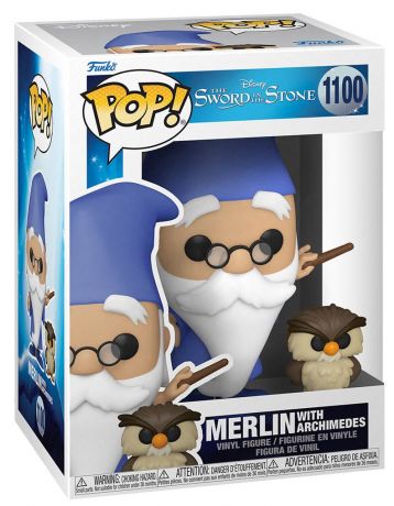 Figurine Funko Pop Merlin l'Enchanteur #1100 Merlin avec Archimède