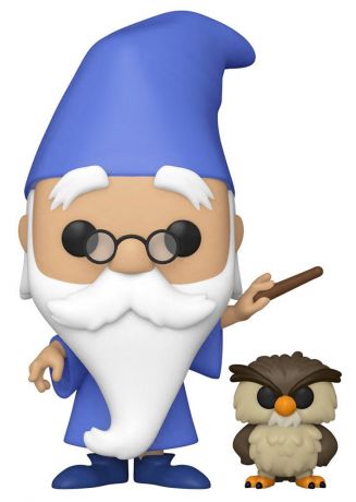 Figurine Funko Pop Merlin l'Enchanteur #1100 Merlin avec Archimède