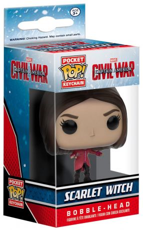 Figurine Funko Pop Captain America : Civil War [Marvel] Wanda Maximoff - Porte-clés