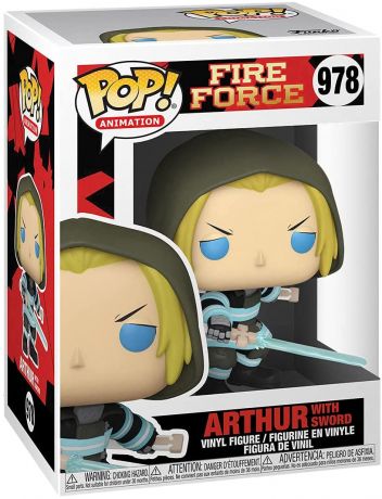 Figurine Funko Pop Fire Force #978 Arthur avec épée 