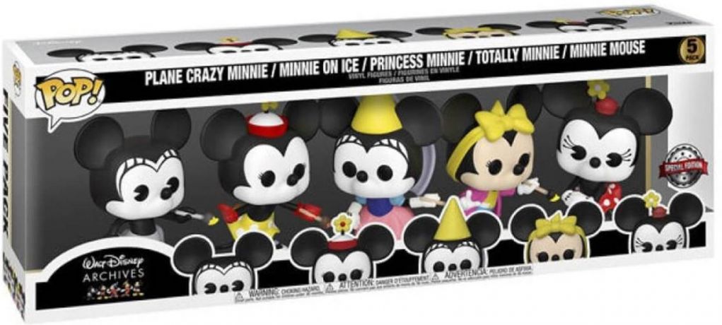 Figurine Funko Pop Walt Disney Archives  Minnie Mouse Disney Archives  - 5 Pack 