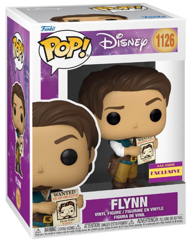 Funko Pop Rapunzel Raiponce Flynn avec Une Affiche recherchée #1126 – Funko  Pop Exclusive Edition – Figurine Pop Disney : : Jeux et Jouets