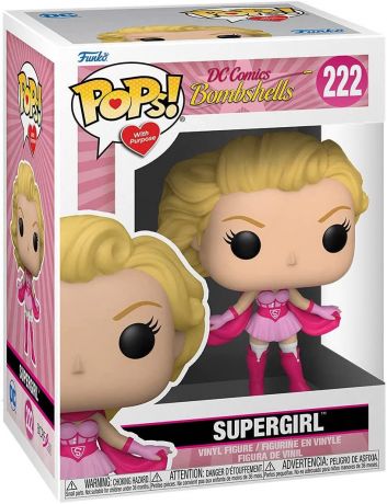 Figurine Funko Pop DC Comics Bombshells #222 SuperGirl (Cancer du Sein)