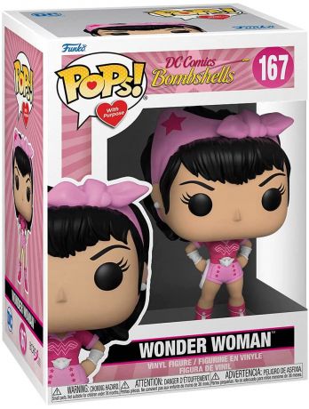 Figurine Funko Pop DC Comics Bombshells #167 Wonder Woman (Cancer du Sein)