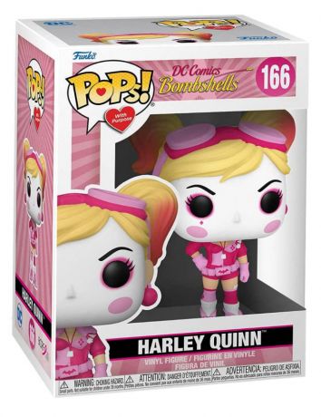 Figurine Funko Pop DC Comics Bombshells #166 Harley Quinn (Cancer du Sein)