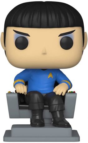 Figurine Funko Pop Star Trek Spock sur fauteuil