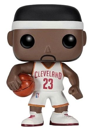 Figurine Funko Pop NBA #01 Lebron James Cavaliers Maillot Blanc