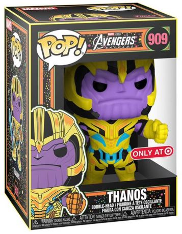 Figurine Funko Pop Avengers : Endgame [Marvel] #909 Thanos - Black Light