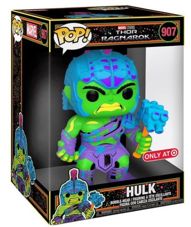 Figurine Funko Pop Thor Ragnarock [Marvel] #907 Hulk - Black Light - 25 cm