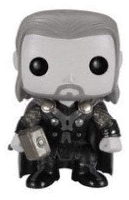 Figurine Funko Pop Thor : Le Monde des ténèbres #35 Thor (Noir et blanc)