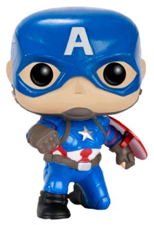 Figurine Funko Pop Captain America : Civil War [Marvel] #137 Captain America - En Action