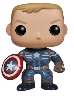 Figurine Funko Pop Captain America : Le Soldat de l'hiver #41 Captain America démasqué 