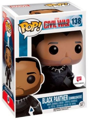 Figurine Funko Pop Captain America : Civil War [Marvel] #138 Black Panther - Sans Masque