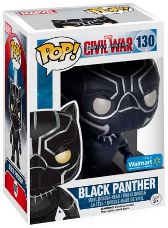 Figurine Funko Pop Captain America : Civil War [Marvel] #130 Black Panther - Onyx Brillant