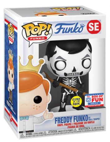 Figurine Funko Pop Freddy Funko Freddy Funko en Skull Trooper - Glow in the Dark