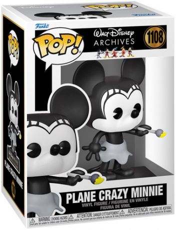 Figurine Funko Pop Walt Disney Archives #1108 Plane Crazy Minnie 1928