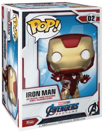 Figurine Funko Pop Avengers : Endgame [Marvel] #02 Iron Man - 46 cm