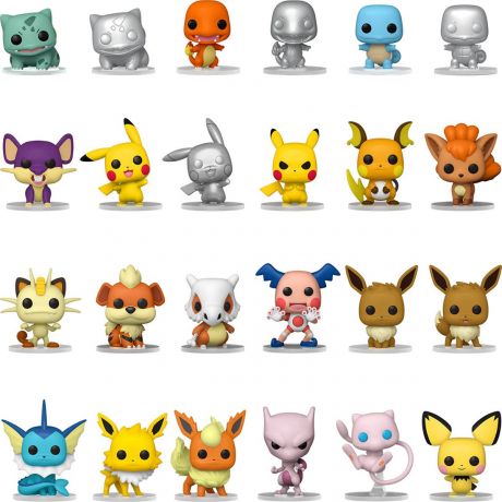 Figurine Pop Pokémon pas cher : Calendrier de l'Avent 2021 Pokémon