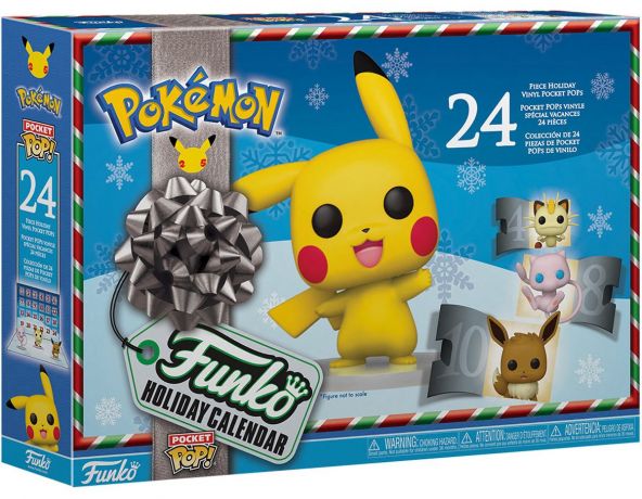 Figurine Pop Pokémon pas cher : Calendrier de l'Avent 2021 Pokémon