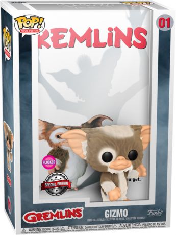 Figurine Funko Pop Gremlins #01 Poster Gizmo - Flocked