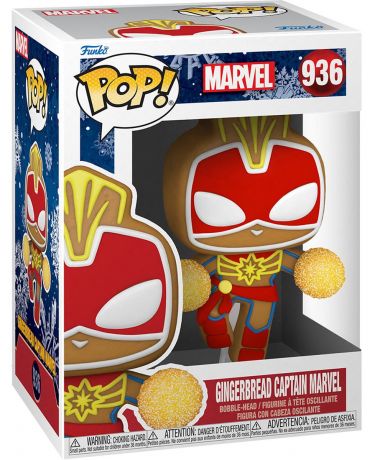Figurine Funko Pop Marvel Comics #936 Captain Marvel Pain d'épices