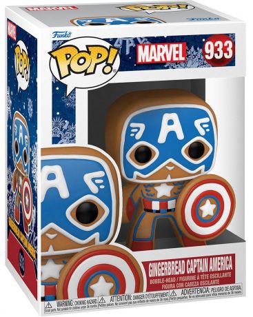 Figurine Funko Pop Marvel Comics #933 Captain America Pain d'épices