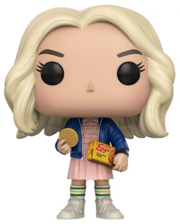 Figurine Funko Pop Stranger Things #421 Onze avec perruque et Eggos [Chase]