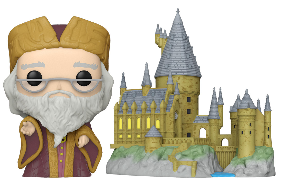 funko Dumbledore avec Poudlard