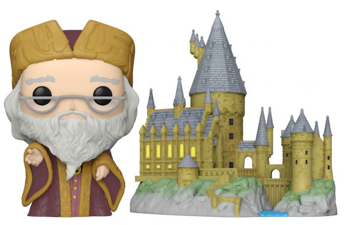 Figurine Funko Pop Harry Potter #27 Albus Dumbledore avec Poudlard