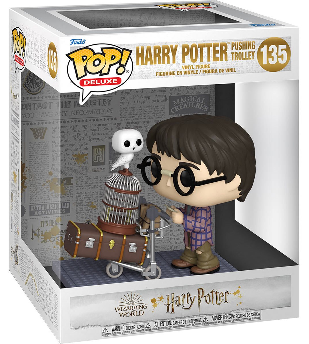 Figurine Pop Harry Potter #135 pas cher : Harry Potter avec chariot
