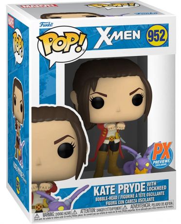 Figurine Funko Pop X-Men [Marvel] #952 Kitty Pryde avec Lockheed