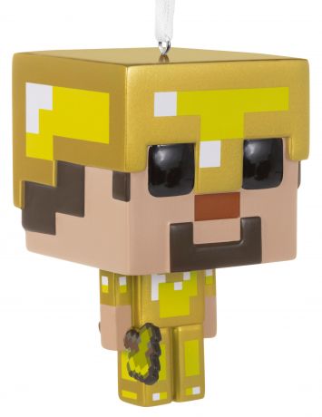 Figurine Funko Pop Minecraft Steve - Or - Décoration Noël