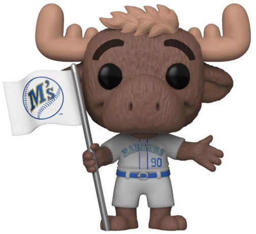 Figurine Funko Pop MLB : Ligue Majeure de Baseball #30 Mariner Moose maillot gris