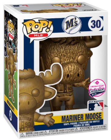 Figurine Funko Pop MLB : Ligue Majeure de Baseball #30 Mariner Moose or