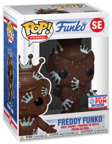 Figurine Funko Pop Freddy Funko Freddy Funko Marron et Bleu clair