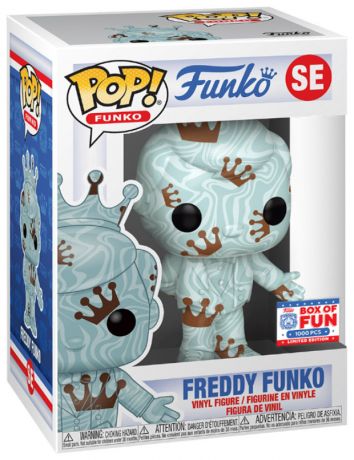 Figurine Funko Pop Freddy Funko Freddy Funko Artist Series vert et marron