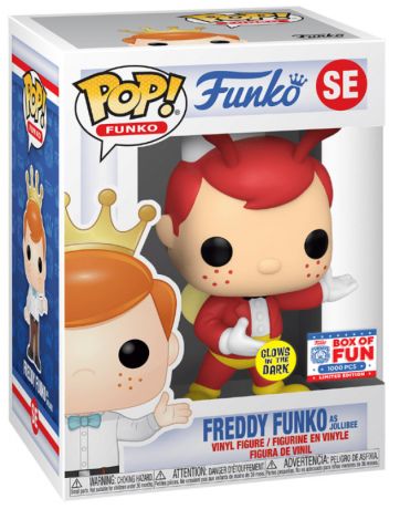 Figurine Funko Pop Freddy Funko Freddy Funko en Jollibee - Glow in the Dark