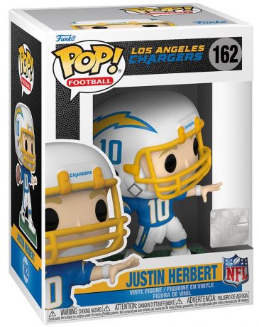 Figurine Funko Pop NFL #162 Justin Herbert - Chargers