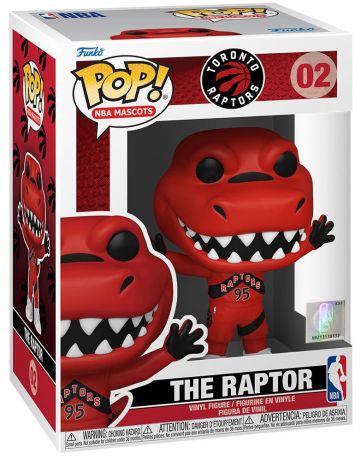 Figurine Funko Pop NBA #02 The Raptor - Toronto