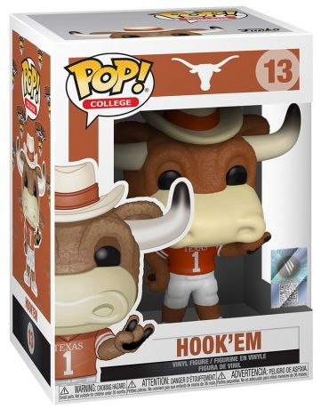 Figurine Funko Pop NFL #13 University of Texas - HOOK 'EM