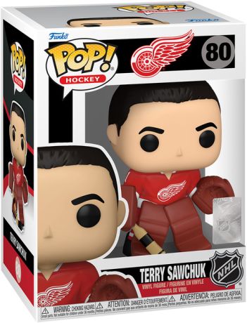 Figurine Funko Pop LNH: Ligue Nationale de Hockey #80 Terry Sawchuk (Red Wings)