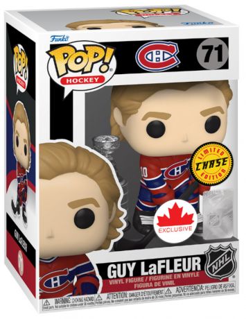 Figurine Funko Pop LNH: Ligue Nationale de Hockey #71 Guy LaFleur [Chase]