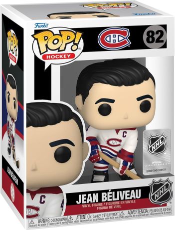 Figurine Funko Pop LNH: Ligue Nationale de Hockey #82 Jean Beliveau (Canadiens)
