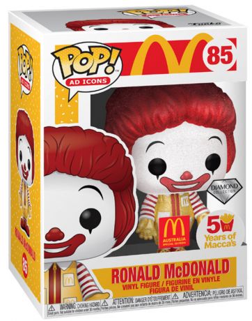 Figurine Funko Pop McDonald's #85 Ronald McDonald - Diamant 