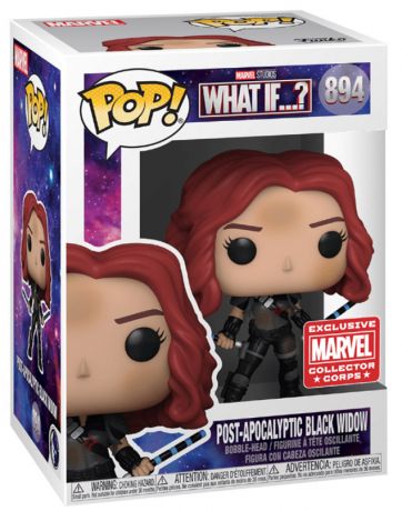 Figurine Funko Pop Marvel What If...? #894 Post Apocalyptic Black Widow