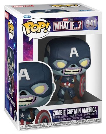 Figurine Funko Pop Marvel What If...? #941 Zombie Captain America