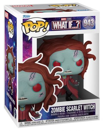 Figurine Funko Pop Marvel What If...? #943 Zombie Sorcière rouge