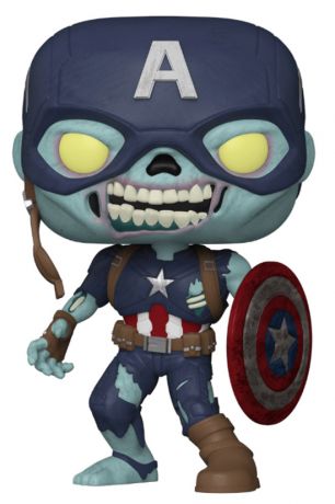 Figurine Funko Pop Marvel What If...? #949 Zombie Captain America 25 cm
