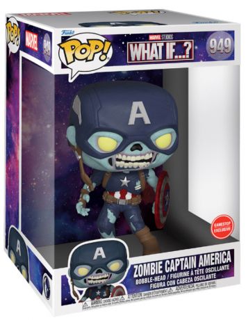 Figurine Funko Pop Marvel What If...? #949 Zombie Captain America 25 cm
